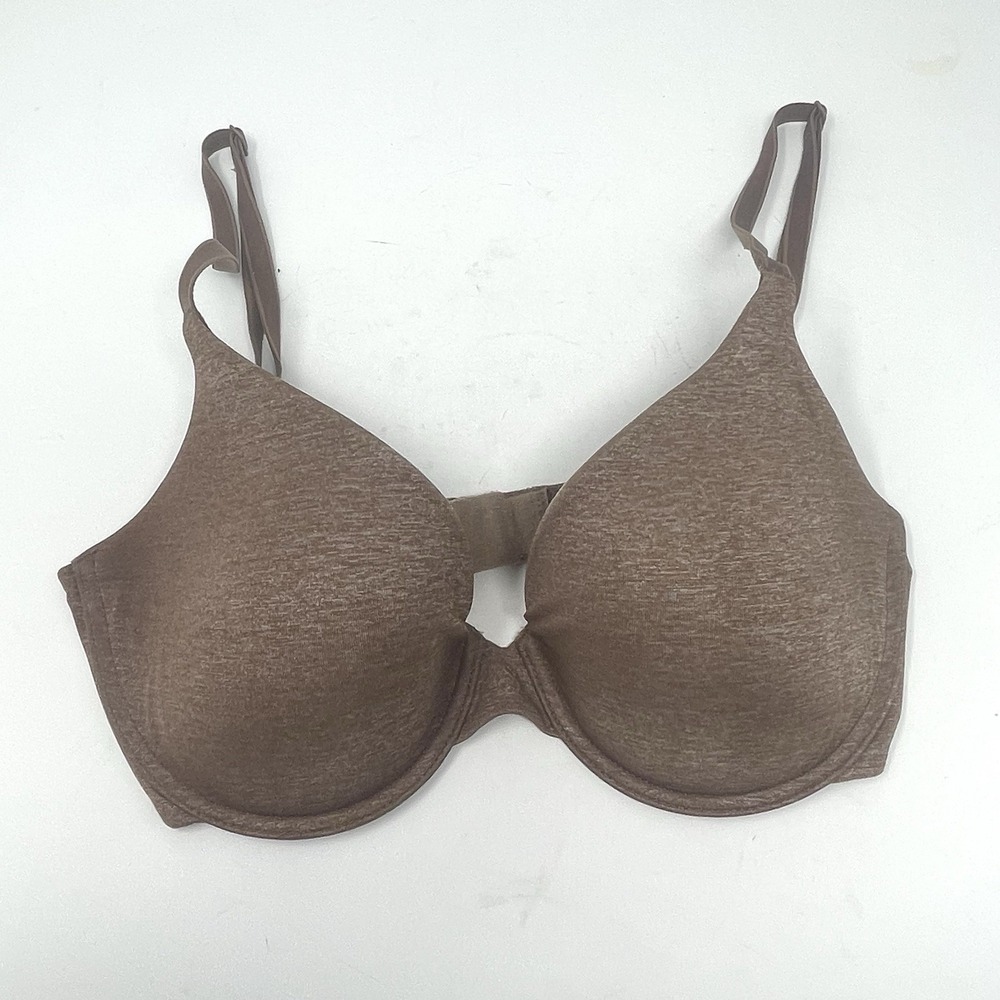 Victoria's Secret 32D Uplift Semi Demi Brown‎ Multiway Underwire Bra